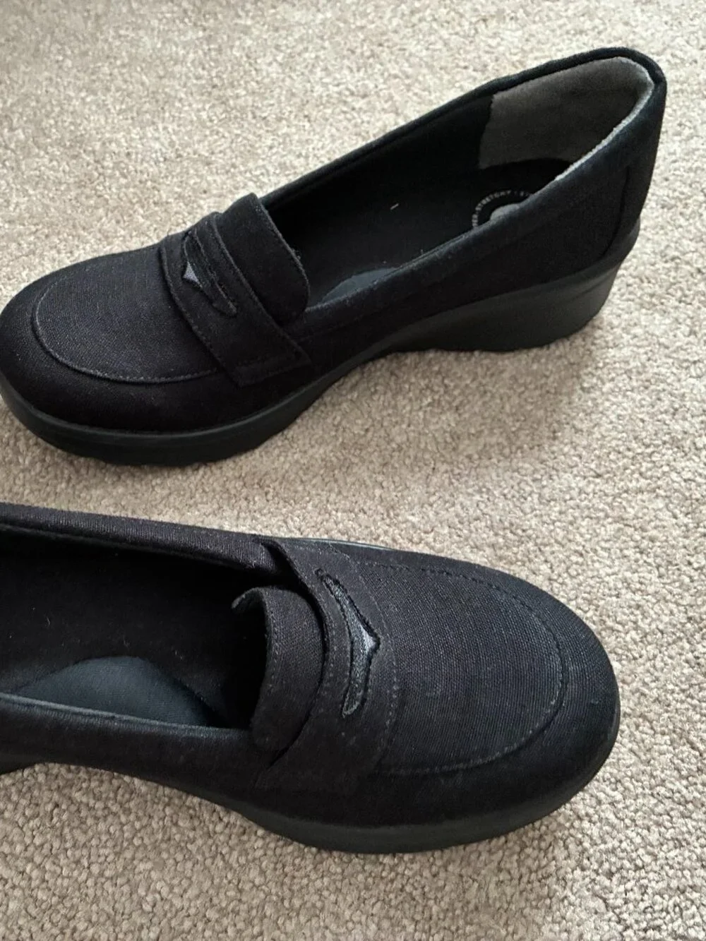 BZEES Women's Washable Slip On Loafers 7.5